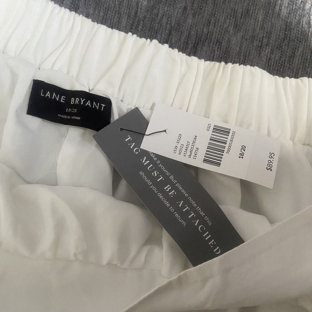 Lane Bryant Embroidered Scallop Hem Tiered Midi Skirt - Picture 3 of 3